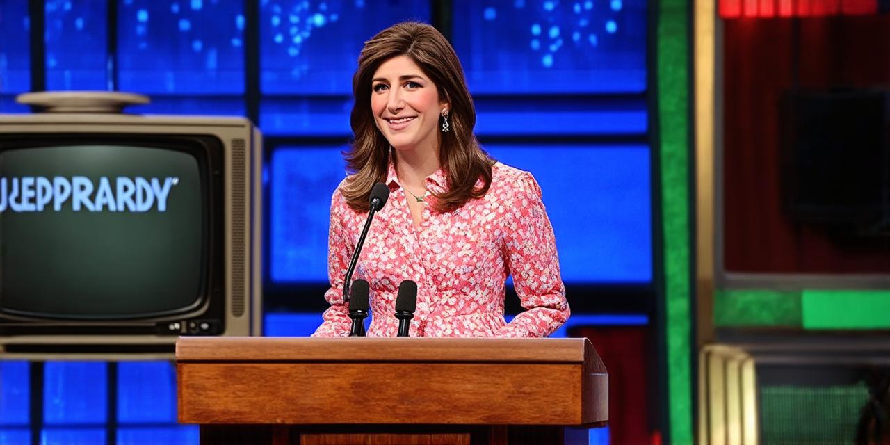 Why is Mayim Bialik hosting Jeopardy once more?