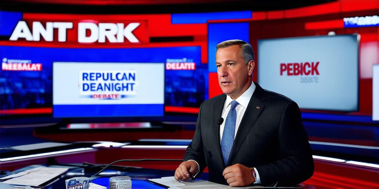 Who is the host of tonight's Republican debate?